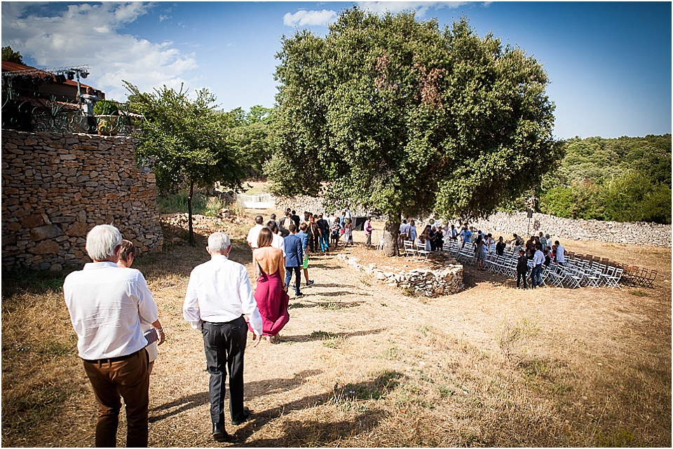 cérémonie de mariage aumelas