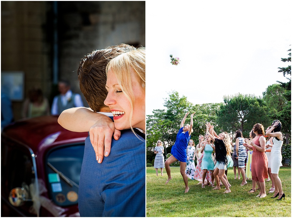 lancé de bouquet mariage montpellier